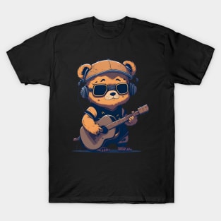 Bear Playing Guitar T-Shirt